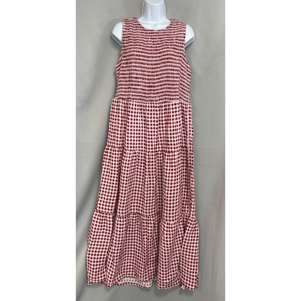 Serra Womens Maxi Dress Sz XL Red Pink New Boho